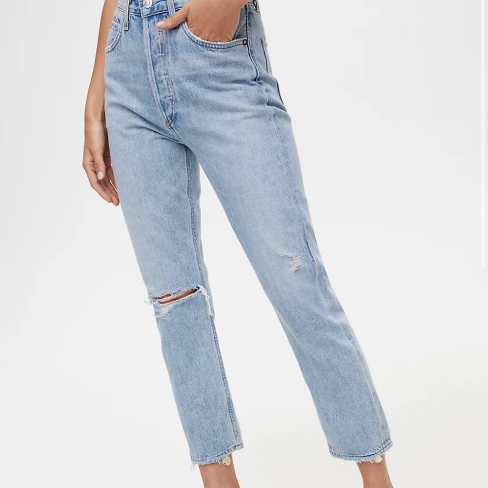 Agolde Riley jean in shatter